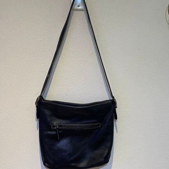 Giani Bernini Black PebbledLeather Shoulder Bag - Picture 4 of 11